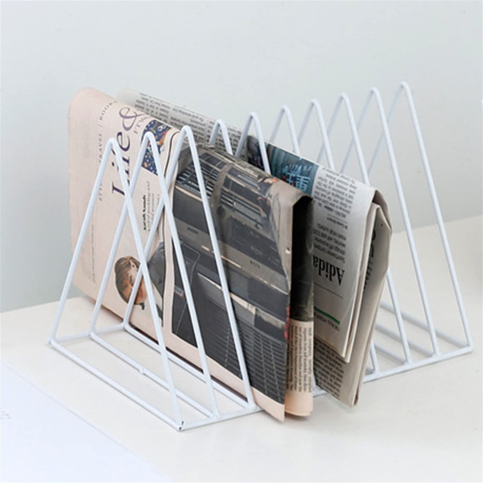 Revistero, archivador, archivador, Moderno, Triangular, para Escritorio de Oficina, archivador, Estante de Almacenamiento, revistero de Metal, Organizador de Escritorio