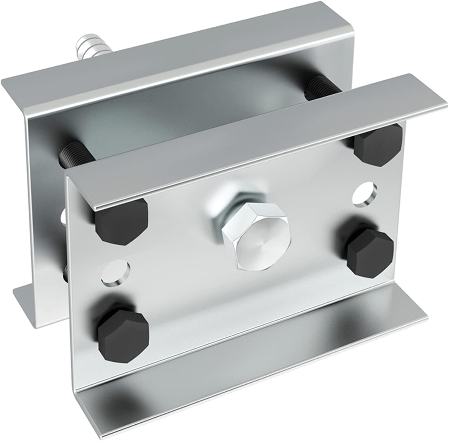 JUBESTSilver Pocket Door Hardware Connector for Soft Close Pocket Door Frame