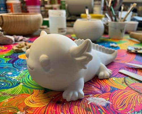 Crafty Doodle Ready to Paint Axolotl