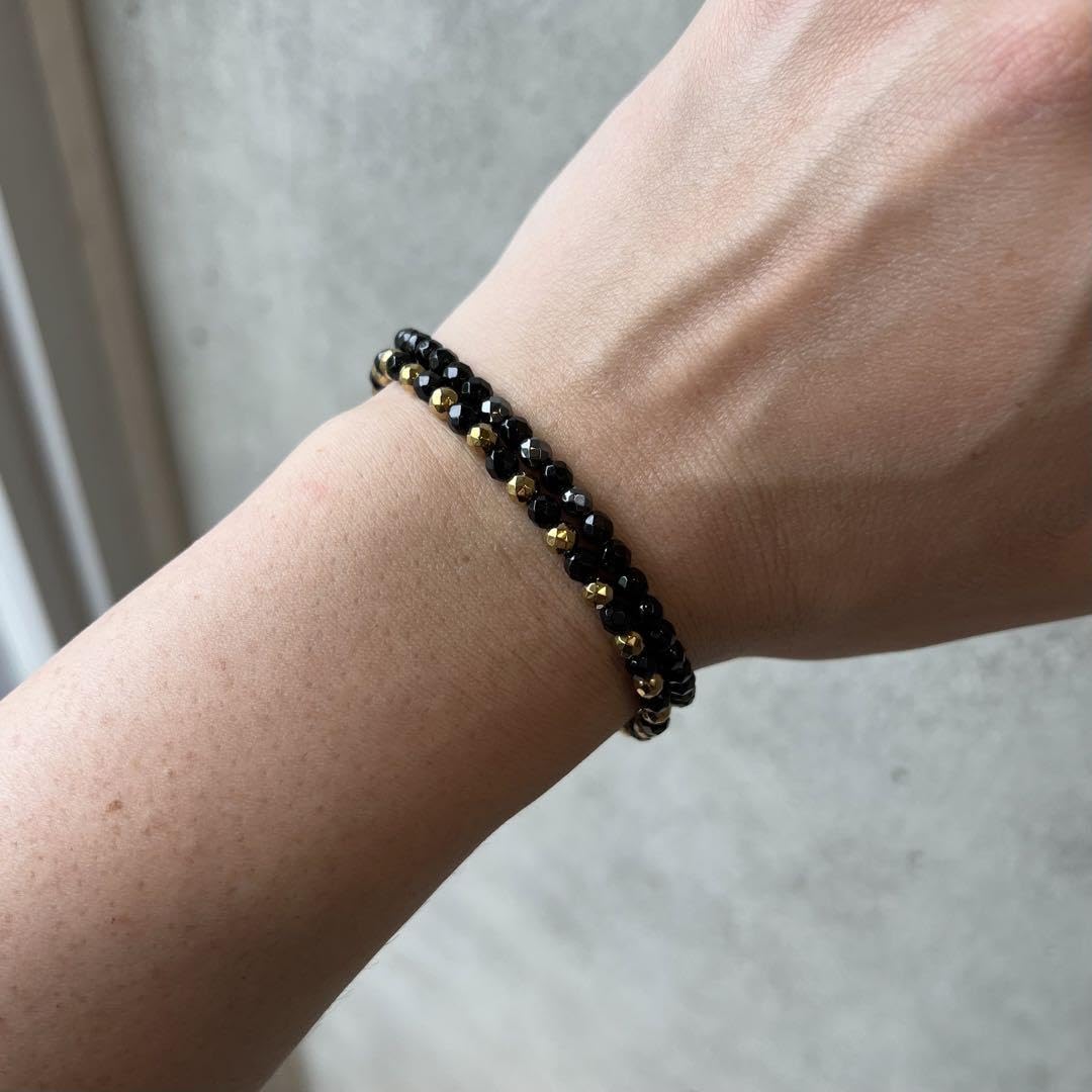 自信の象徴：成功をつかむメンズ用ヘマタイトオニキスブレスレット Amazon.co.jp: 自信の象徴：成功をつかむメンズ用ヘマタイト