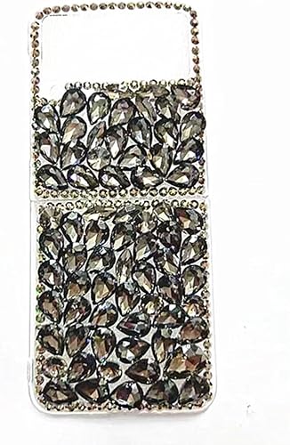 Miniatura 6 de Funda para Galaxy Z Flip 4, Galaxy Z Flip 4 5G, 3D hecha a mano con piedras deslumbrantes con diamantes de imitación para Samsung Galaxy Z Flip 4 5G