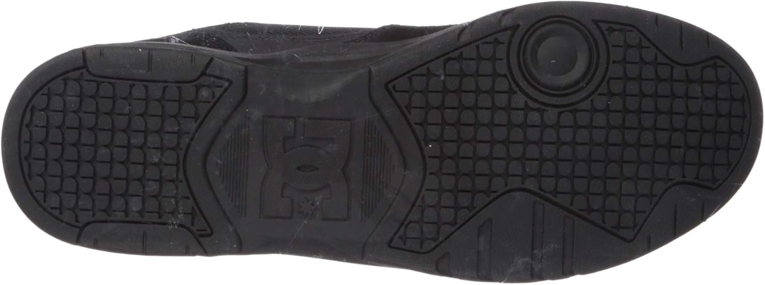 DC Men's Maswell Skate Shoe 7 White/Black/Red