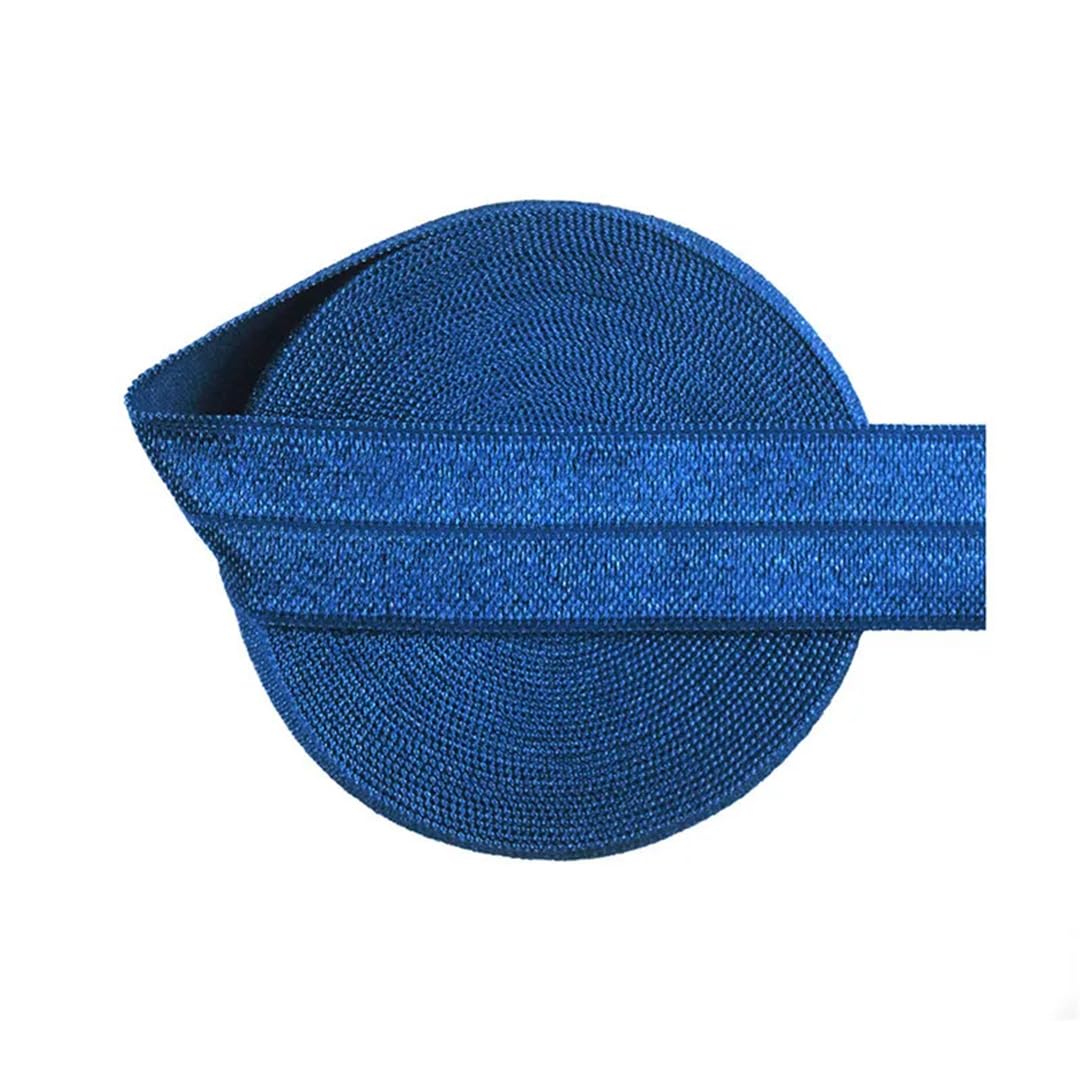 nylon suave goma cintura, Banda elástica de satén de licra, brillante, plegable, de 50 yardas, 3/4", 20 mm, for el pelo, diadema, adorno for costura de vestidos