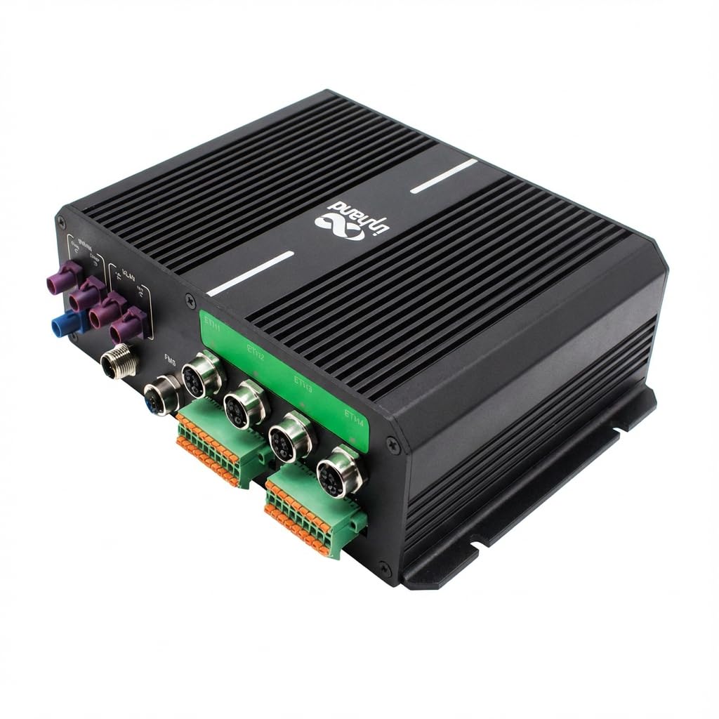 InHand Networks VG814 Gateway per veicoli industriali, router 4G LTE Cat 6, Dual SIM, Wi-Fi dual-band, 4x Gigabit Ethernet, certificazione ITxPT e E-mark, GNSS, supporto Python/Docker per la gestione