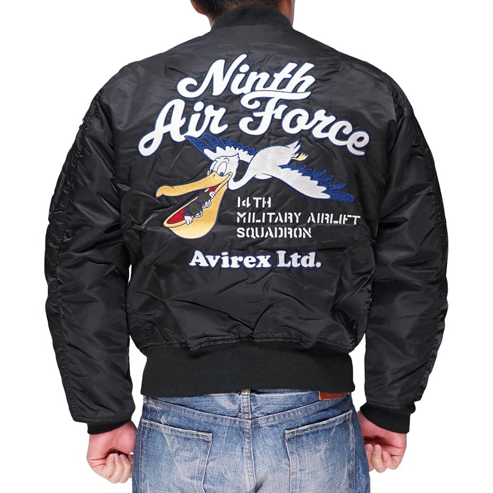 ジャケット・アウター AVIREX MA-1 U.S.S VBF-151 L アヴィレックス MA-1『U.S.S VBF-151』マスコットバード刺繍 3L