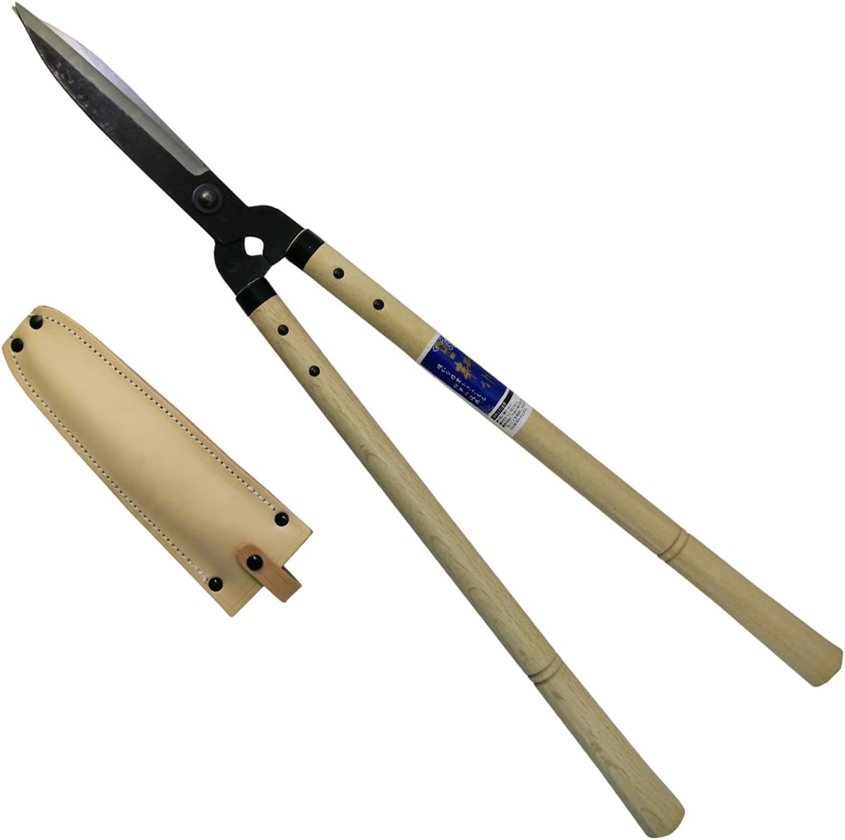 KONYO Cultivation Hand Driven Trimming Shears (with Stopper) 7.1 inches (180 mm) with Leather Case