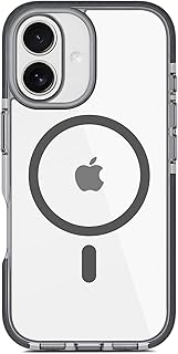 DailyObjects Stride Clear 2.0 Magnetic Case Cover Compatible with iPhone 17 Wireless Charging Slim Back Cover 2 Layer Edge Protection & Shockproof