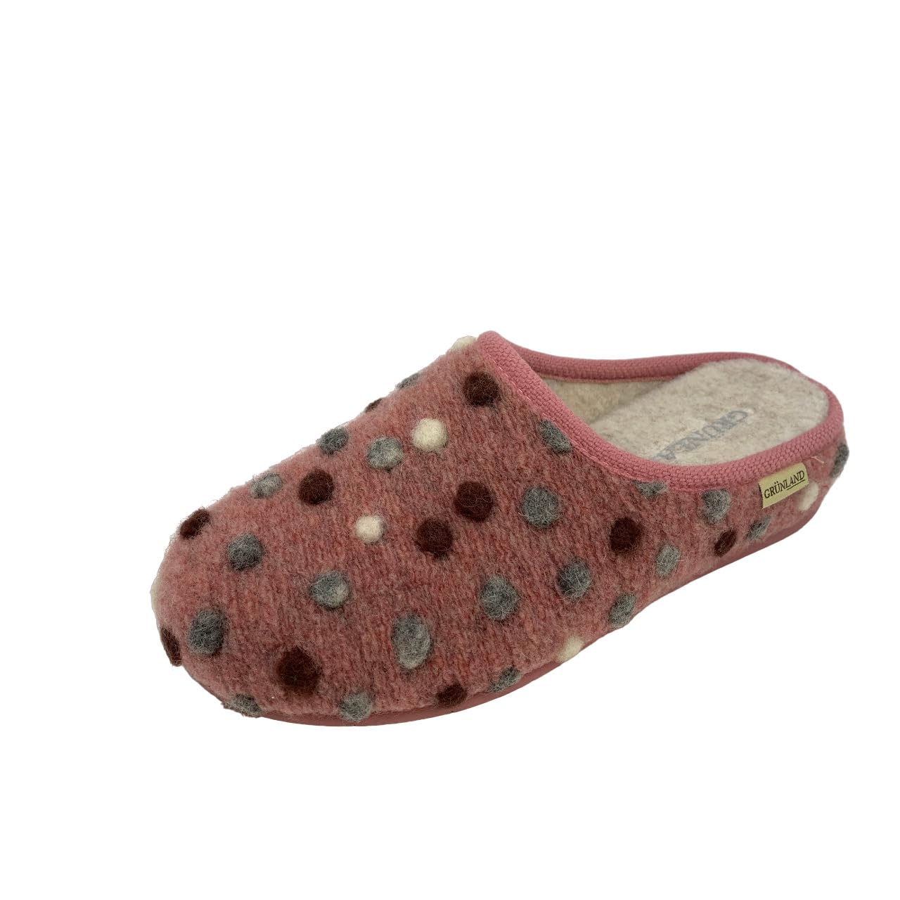Grunland IRRA CI3175 cipria 36 tessuto caldo pois ciabatta da casa chiusa  in punta : Amazon.it: Moda