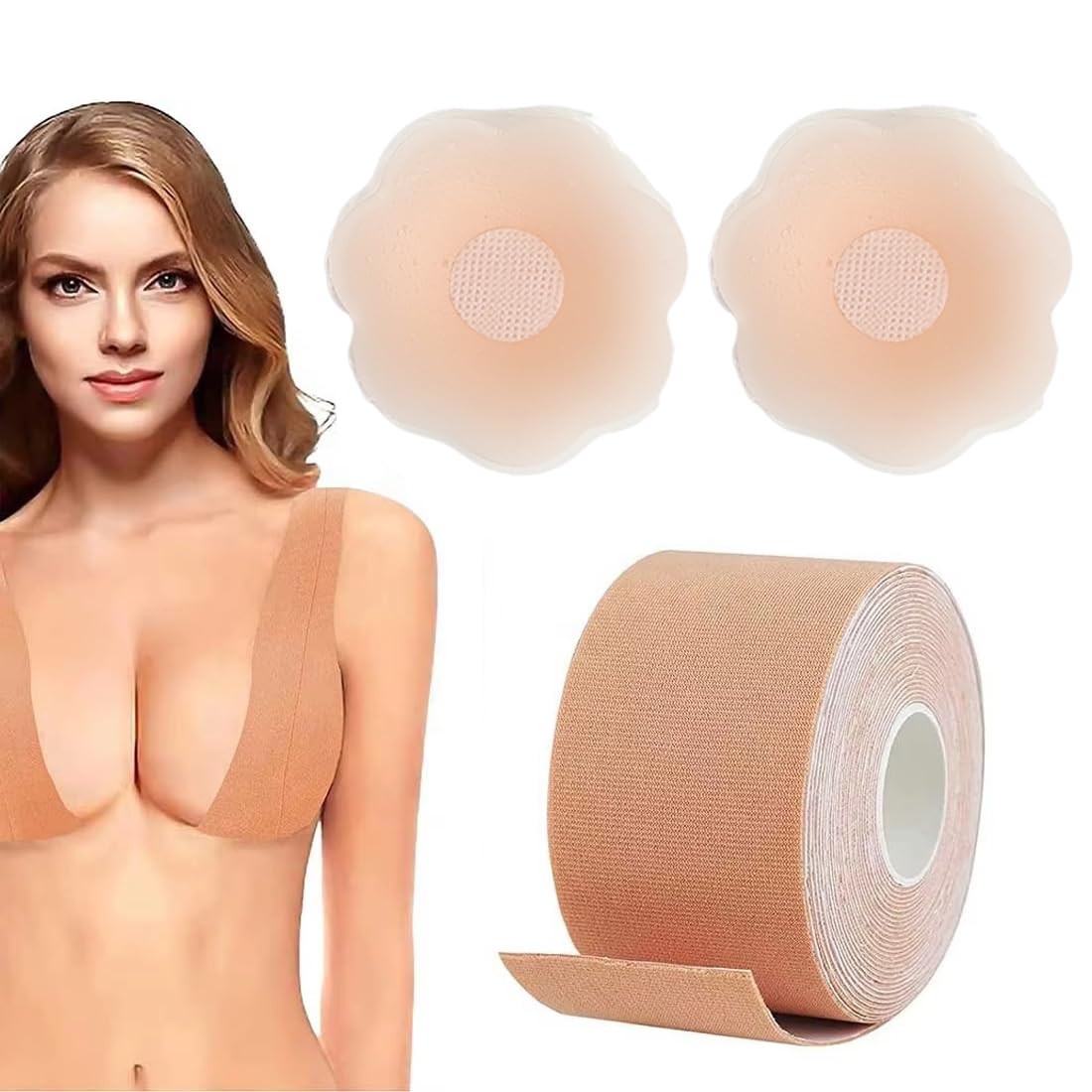 Capezzoli Invisibili Senza Adesivo – Copri Capezzoli Adesione Termica, Riutilizzabili E Lavabili – Perfetti Per Abiti Senza Reggiseno – 1 Paio - 6