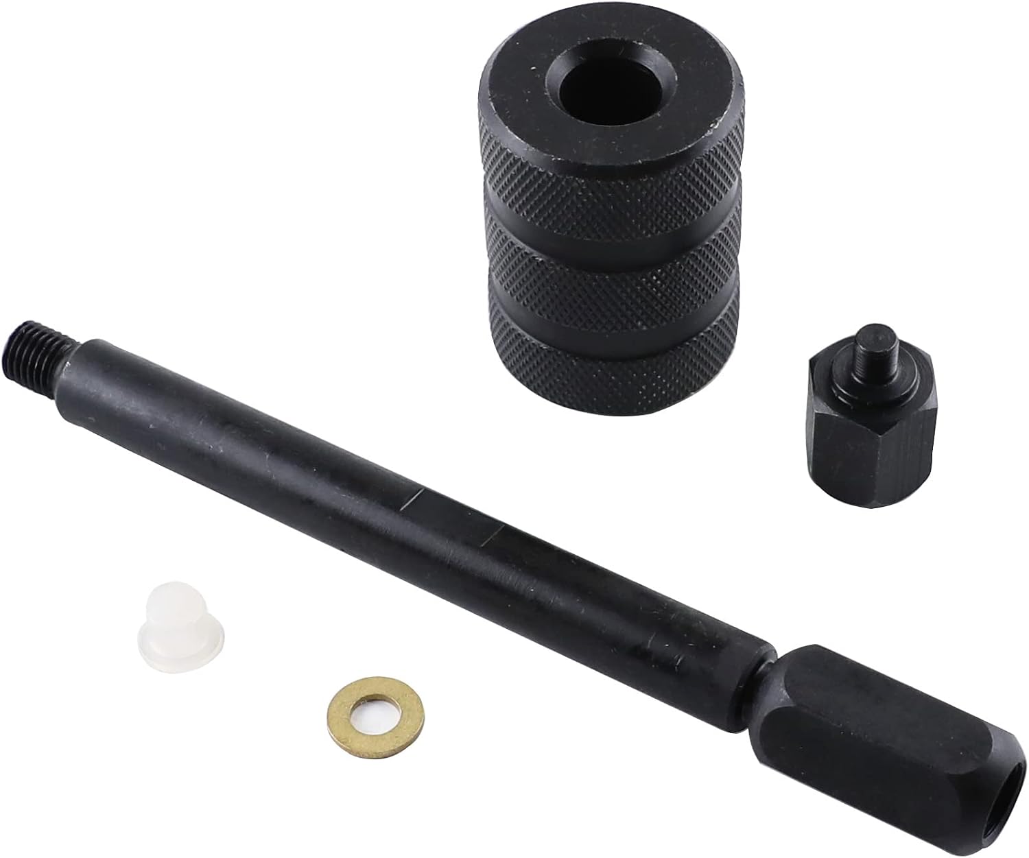 Diesel Engines Injector Puller Tool with Slide Hammer, Common Rail Injector Remover w/ M8, M12, M14 Thread Adapter