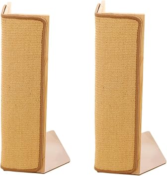 SHENGOCASE 2-Pack 24.5 Tall Sofa Couch Corner Cat Sisal Scratcher, Scratching Post,Scratch Post, Couch Protector, Replaceable Scratch Pad Mat
