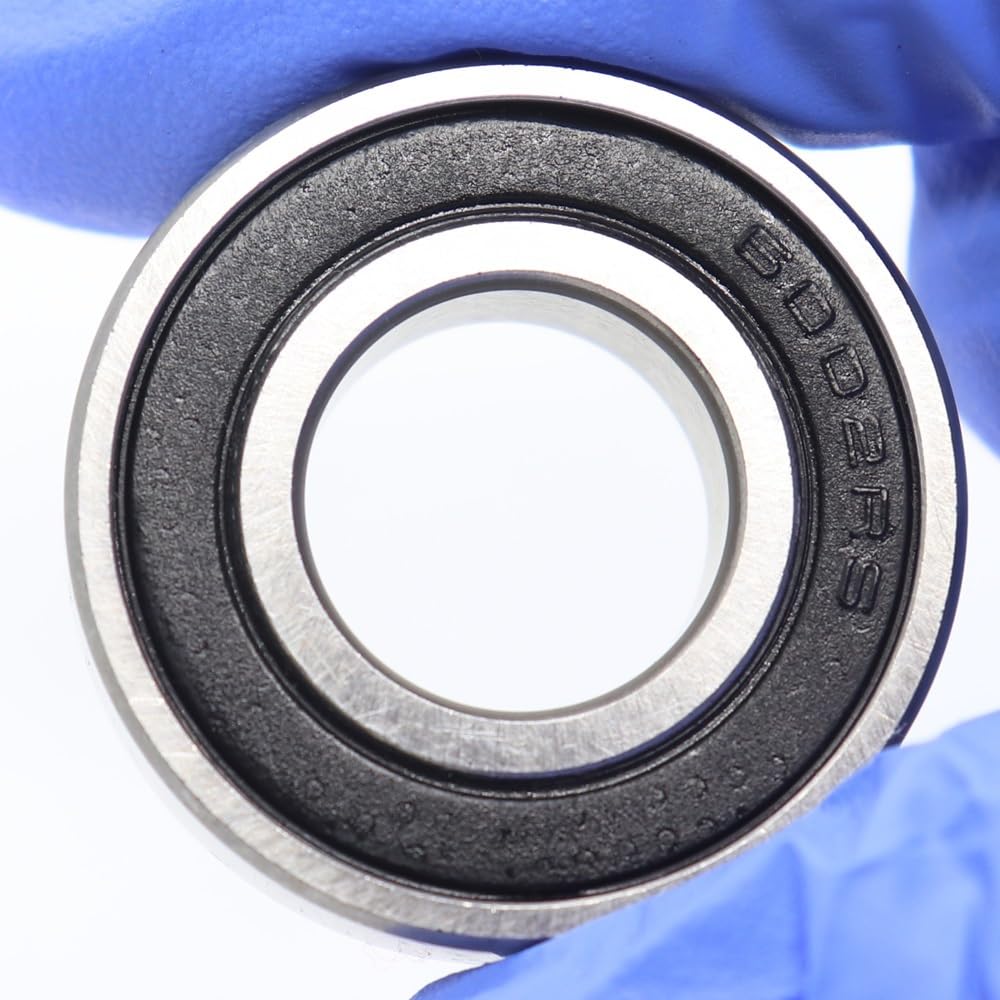 AERBNYEQP 6002 Hybrid Ceramic Bearing 15x32x9 mm ABEC-1 1PC Bicycle Bottom Brackets Spares 6002RS Si3N4 Ball Bearings