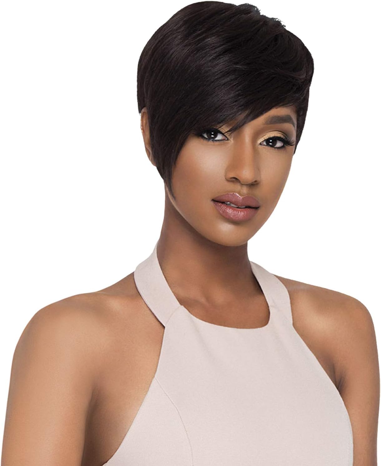 OutreHuman Hair Wig Duby Wig Pixie edge (2)