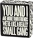 Primitives by Kathy 21338 Floral Trimmed Box Sign, 4" x 4.5", You and I