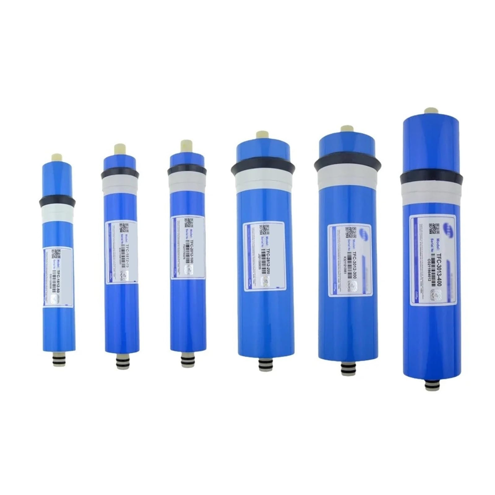 1 cartuccia di ricambio for filtro a membrana for osmosi inversa, 1812 2012 3012 3013 50G 75G 100G 150G 200G 300G 400G for purificatore d'acqua domestico RO Con elevata velocità di filtrazione(3012-40