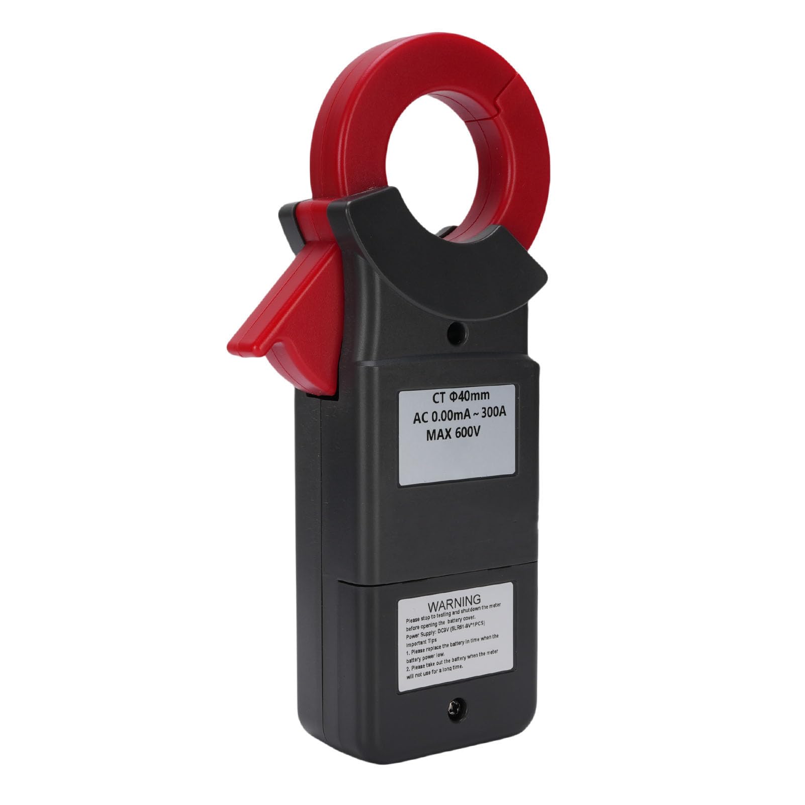 Pinza Amperimétrica de Corriente de Fuga de CA Compacta y Precisa para Medición de Potencia Industrial Diámetro de Mandíbula de 1,57 Pulgadas