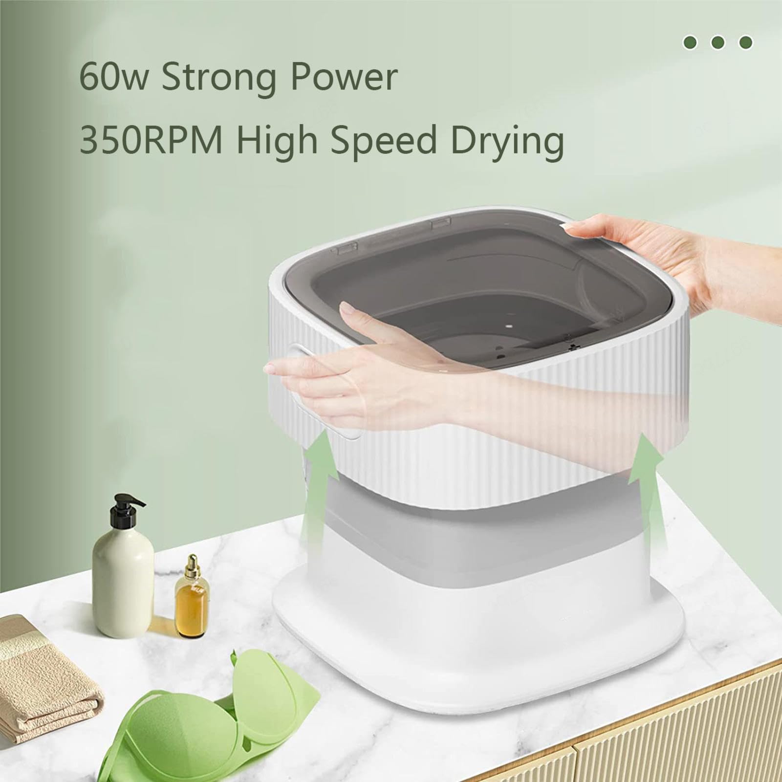 Amazon.co.jp: 小型洗濯機 バケツ型, 9L 洗濯機 小さいサイズ, 360