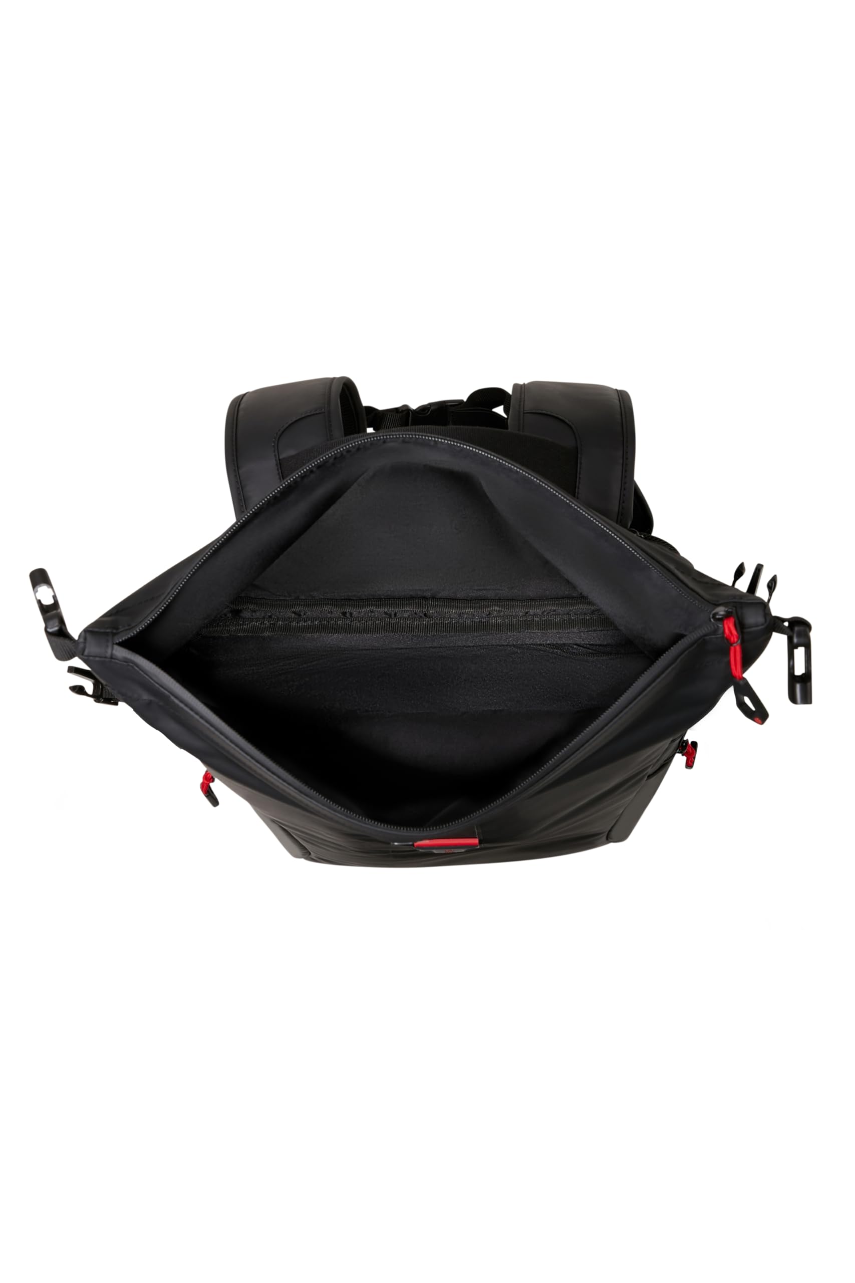 Samsonite Paradiver Light - Erweiterbarer Rolltop Laptop Rucksack 17,3 Zoll, 49 cm, 25/35 L, Schwarz
