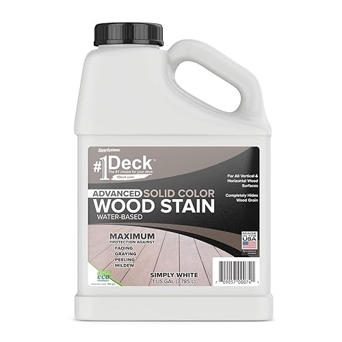 #1 Deck Premium Advanced Solid Color Outdoor Wood Stain and