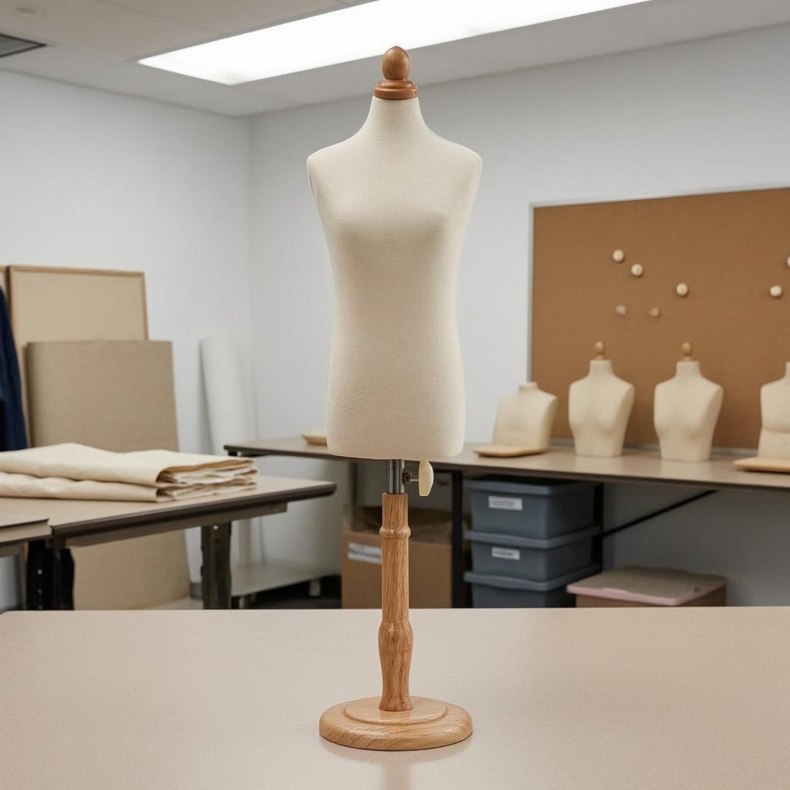 Drapipuppe im Maßstab 1:3 steckbar Miniatur-Schneidbüste kompakt Modepuppe zum nähen für Näh , Schlichtes Design Ohne Markierungslinien