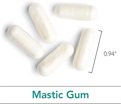 NutriCology Mastic Gum Chios Resin Digestive, 60 Capsules