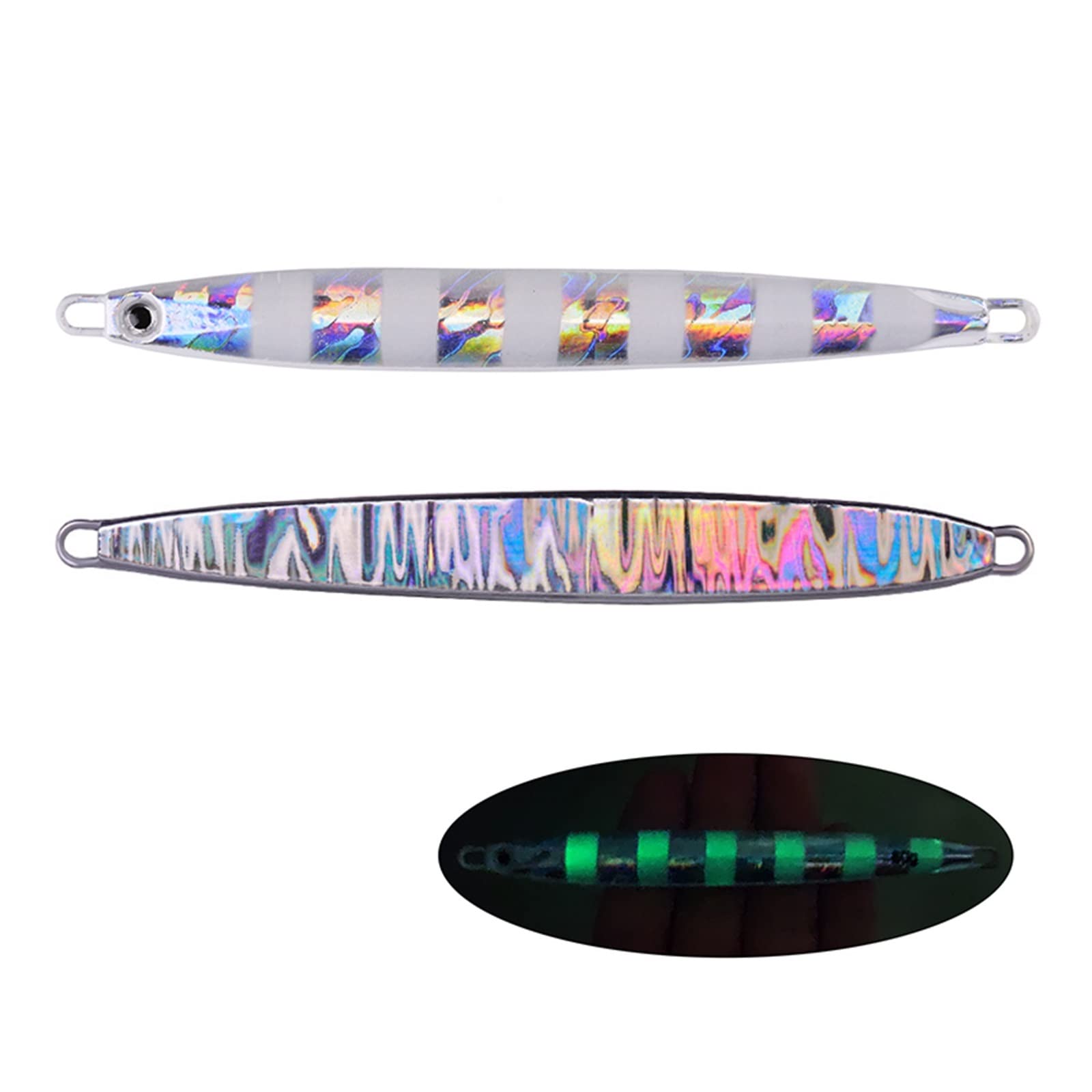 Esca Da Pesca Con Jig In Metallo Lungo E Sottile 7 Pezzi | Attrezzatura for esche artificiali da 10 g 20 g 30 g 40 g 60 g Shore Cast Jigging Spoon
