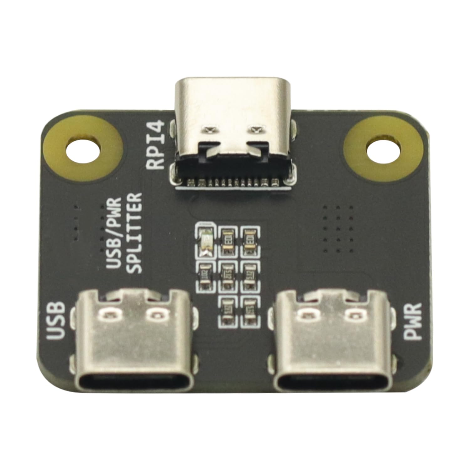 Modulo Alimentazione Per Pi 4 Splitter Alimentazione USB-C Per Raspberry Pi 4 - Divide 1 Porta In 2, Ideale Per Schede Di Sviluppo 8086 Consultancy