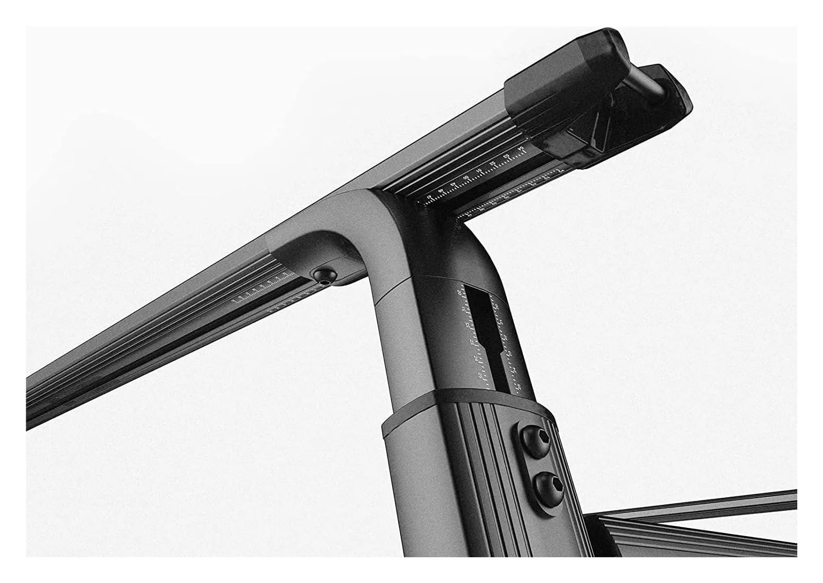 HRTLSS Coche Portaequipajes Estante de Aluminio para Plataforma camión, Barras transversales Extensibles para Carga camioneta, para Silverado para Tundra para Tacoma(Standard Box)