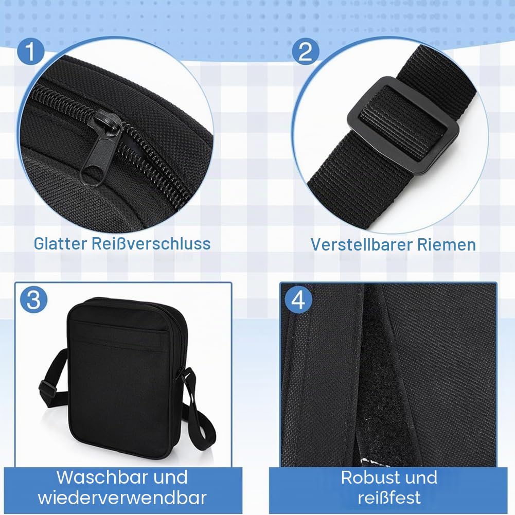2 Stück Sublimationstaschen, Sublimations-Umhängetaschen-Rohlinge, Sublimations-Schultertasche, Sublimations-Rohlingstasche für Geburtstag