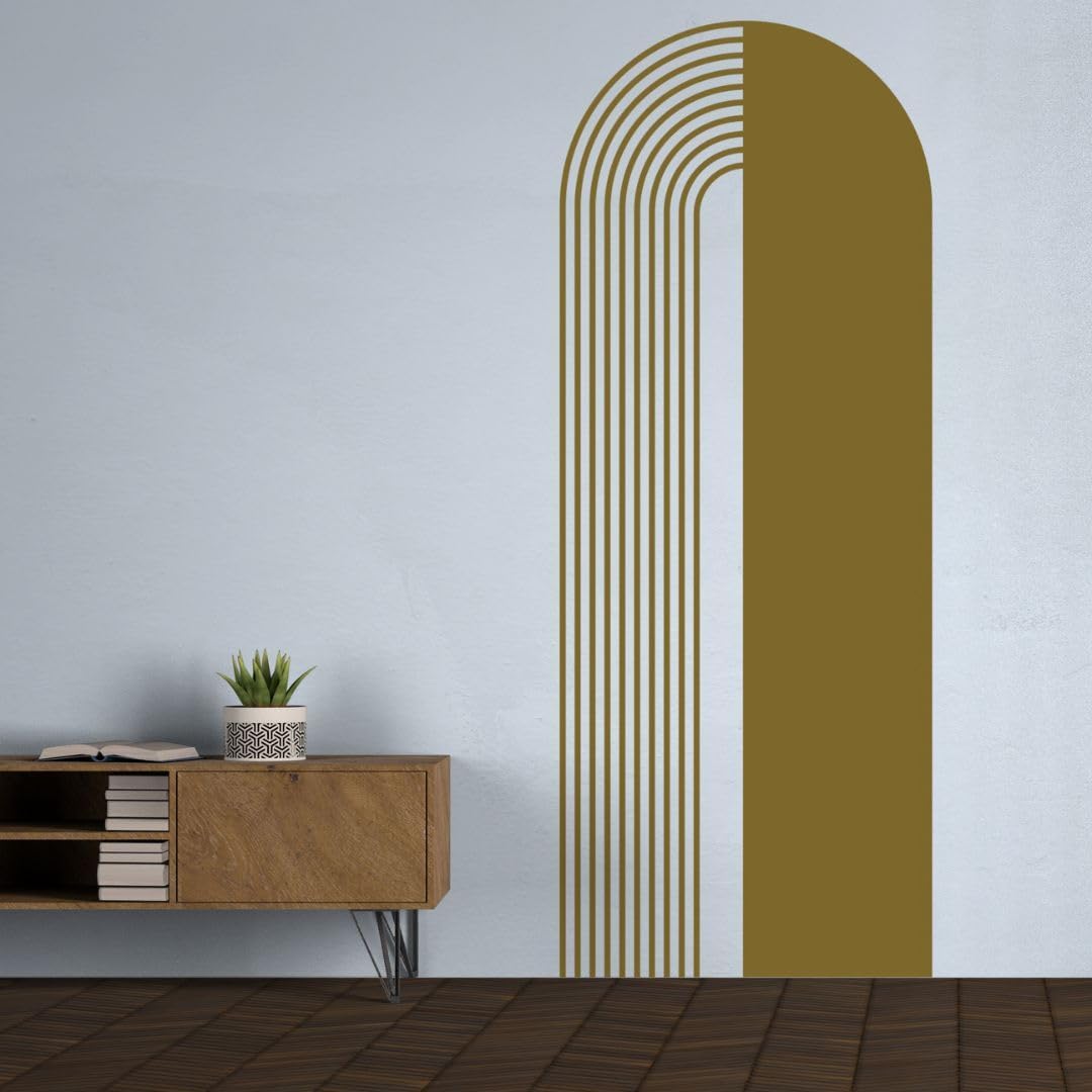 INKEDIFY 110 cm Aesthetic Curve Wall Sticker Self Adhesive Sticker (Pack of 1) (Multicolor) (B0CPVPXSMK) Amazon Price History, Amazon Price Tracker