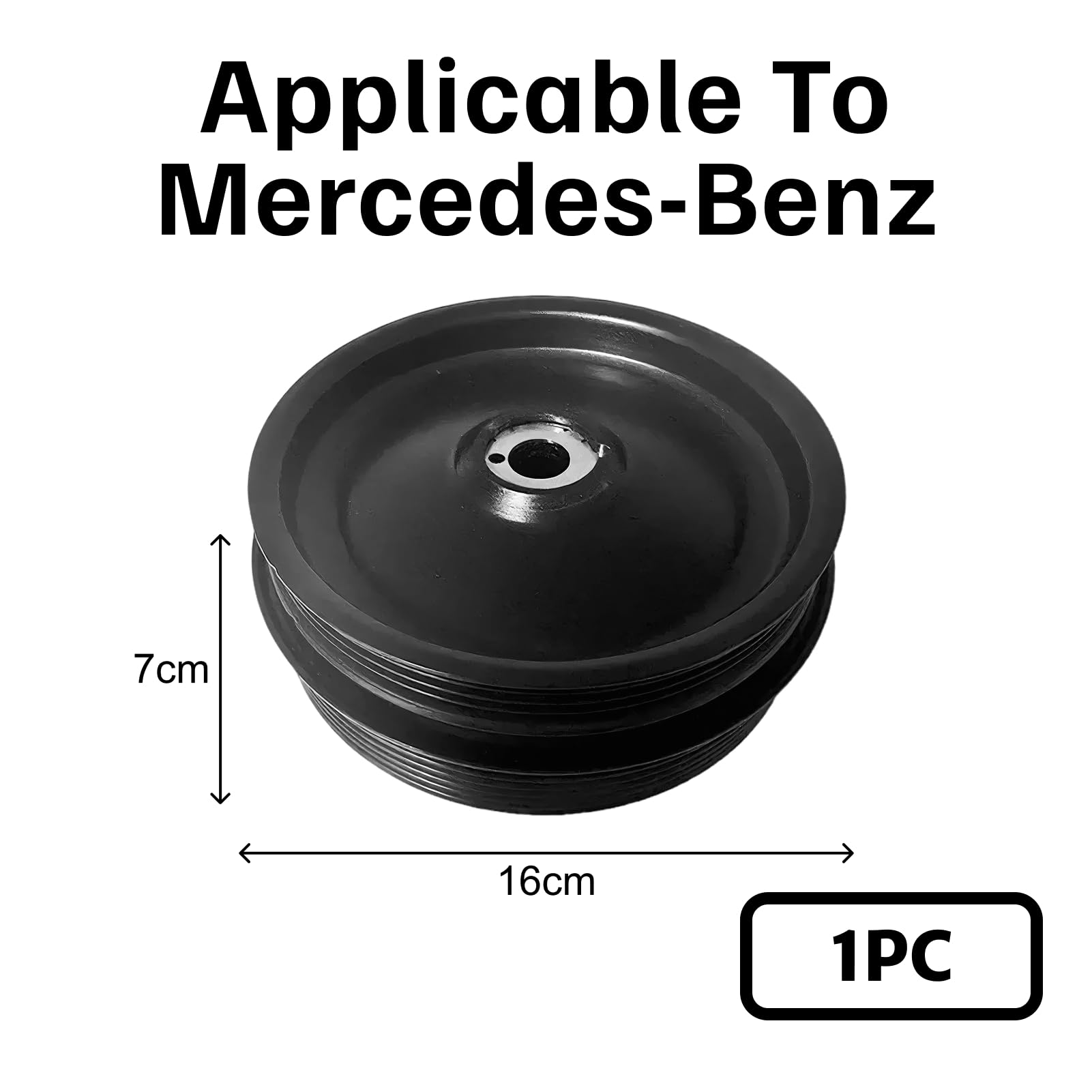 Puleggia per albero motore SMART 451 0.8 CDI / 1.0 Turbo Numeri OEM: 1320300268, 1320300568, A1320300268, A1320300568, Elettrico 2007-2024