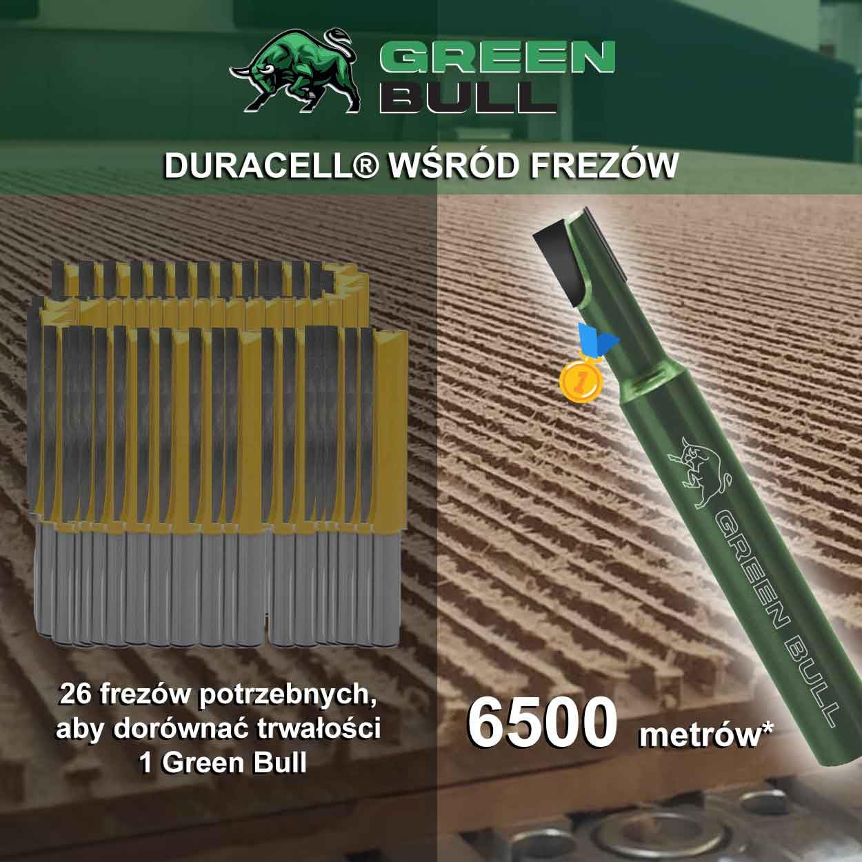 Fraiser GREEN BULL frez do cięcia i rowkowania drewna i pochodnych tworzyw sztucznych, stopów lekkich, aluminium, trzpień 8 mm, średnica cięcia 8 mm, wysokość cięcia 12 mm (do 25 mm)