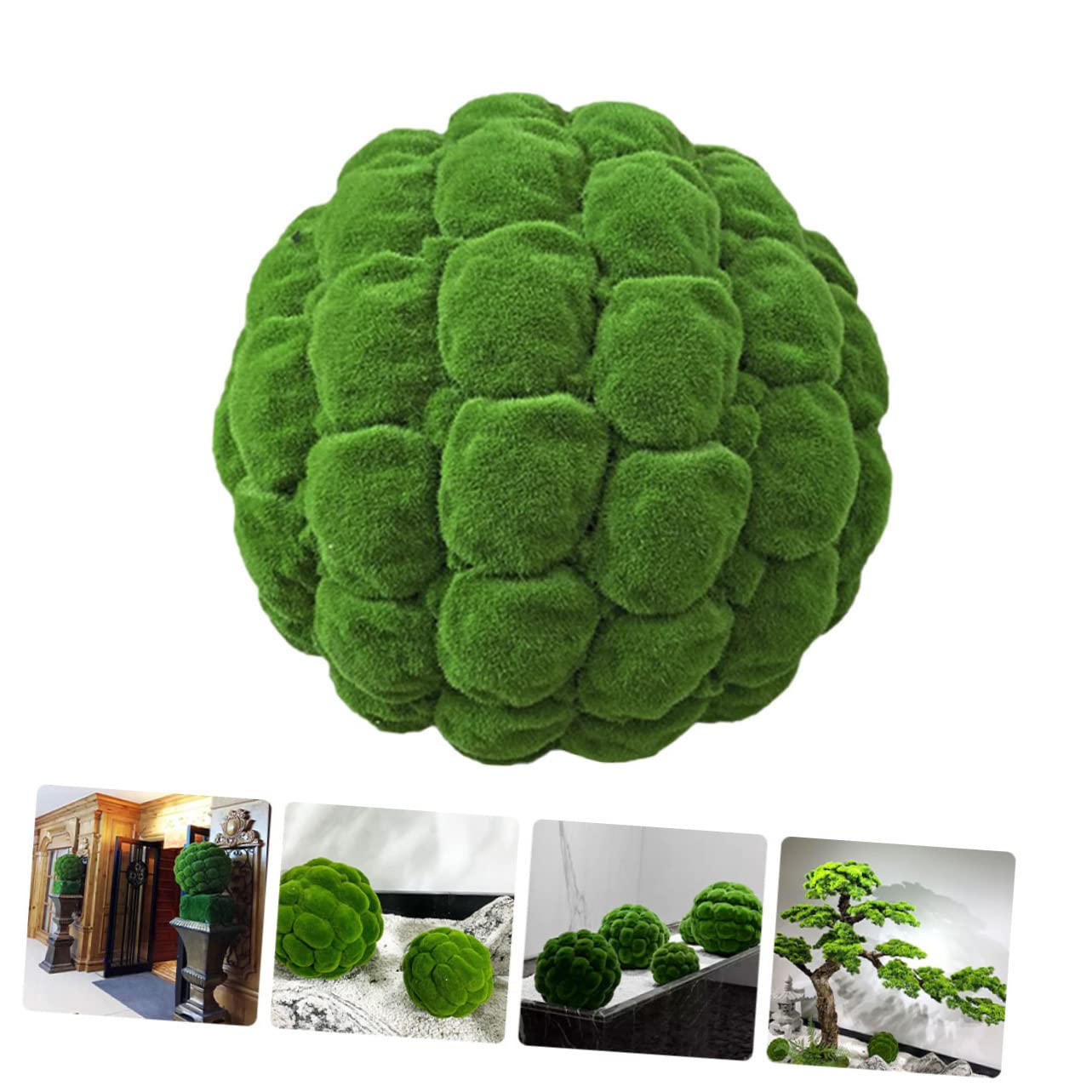ABOOFAN 3 Pezzi di Muschio Verde Artificiale Muschio Decorativo per Centrotavola Muschio Finto Stabilizzato per Ciotola Muschio Decorativo per Paesaggio