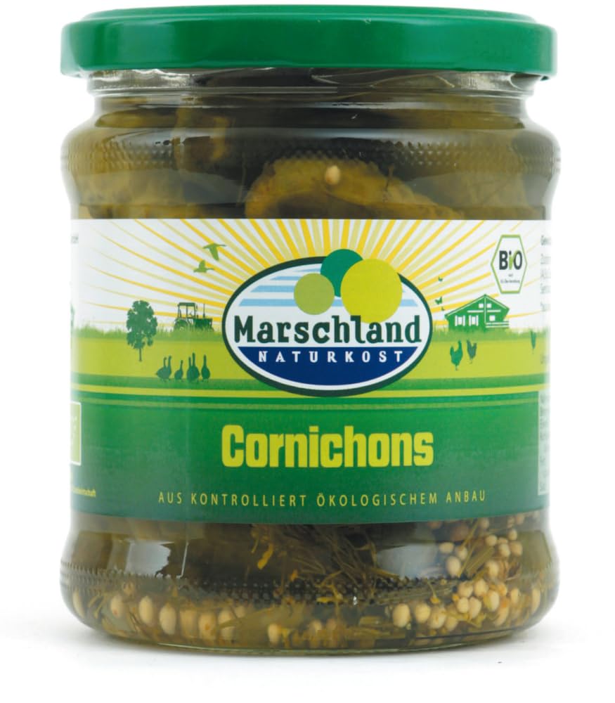 Bioland Bio-Cornichons Gl. MARSCHLAND 18 x 330 g