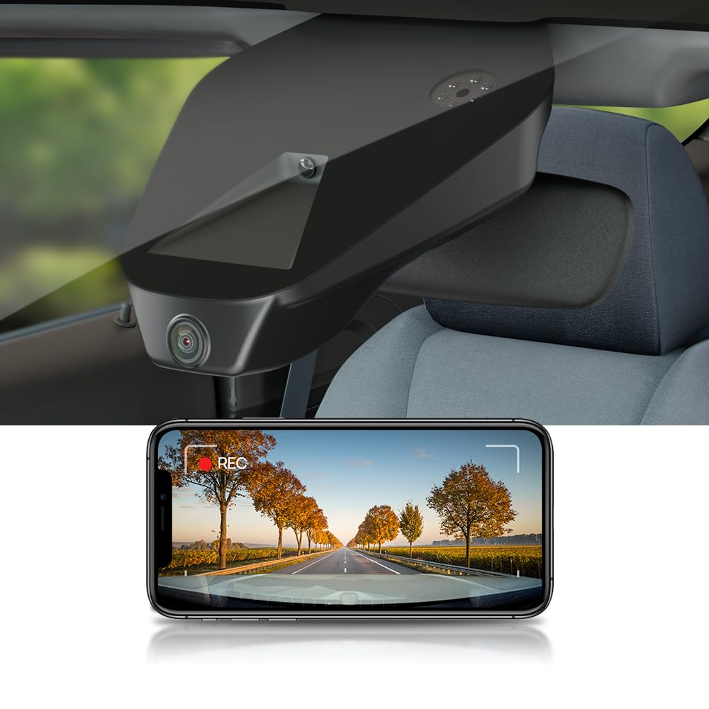 Fitcamx Dashcam 4K Adatta per Ford Fiesta, Puma 2018 2019 2020 2021 2022 2023 (DZ-0332), OEM Cameras di Guida, 2160P UHD Video Wifi, G-Sensor, Registrazione Circolare, WDR, Plug&Play, Scheda da 64GB
