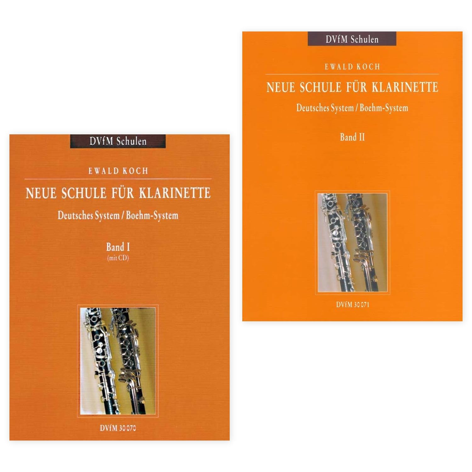 Starterset: Die neue Schule für Klarinette Band 1 und Band 2 — von E. Koch (Hrsg. Wieland Ziegenrücker) + Soundman-Notenheft + 2 Notenbleistifte