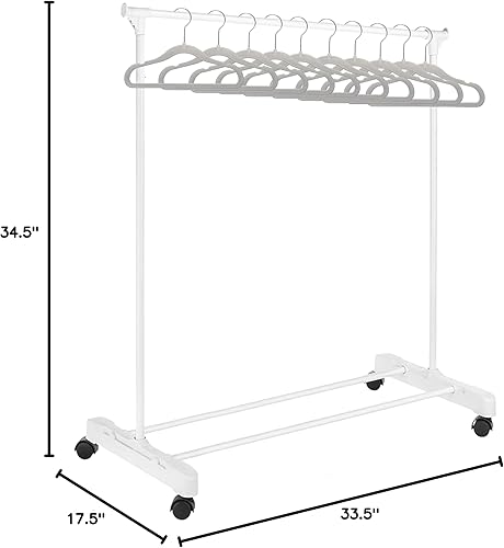 Miniatura 8 de Colgador para ropa de niños - Organizador de ropero para niños - Con colgadores de terciopelo para ropa de niños Incluye 10 colgadores para niños