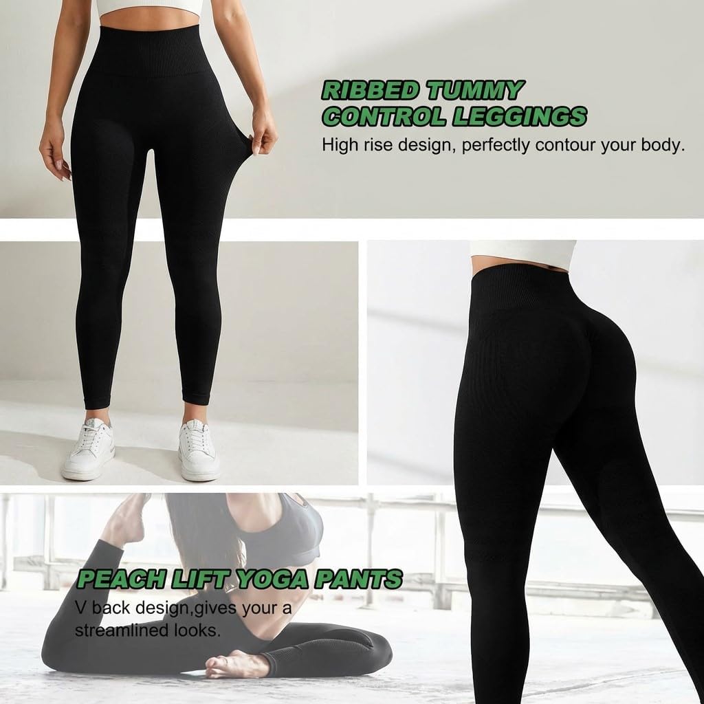 Anti Cellulite Leggings High Waisted Compression Resistance Band Legging for Women Workout Celsior Compression for Yoga Gym - Image 5