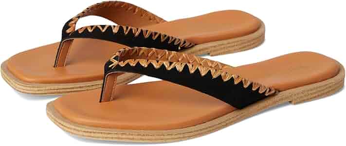 Amazon.com | Seychelles Women's Fashion Flip-Flop, Black, 6