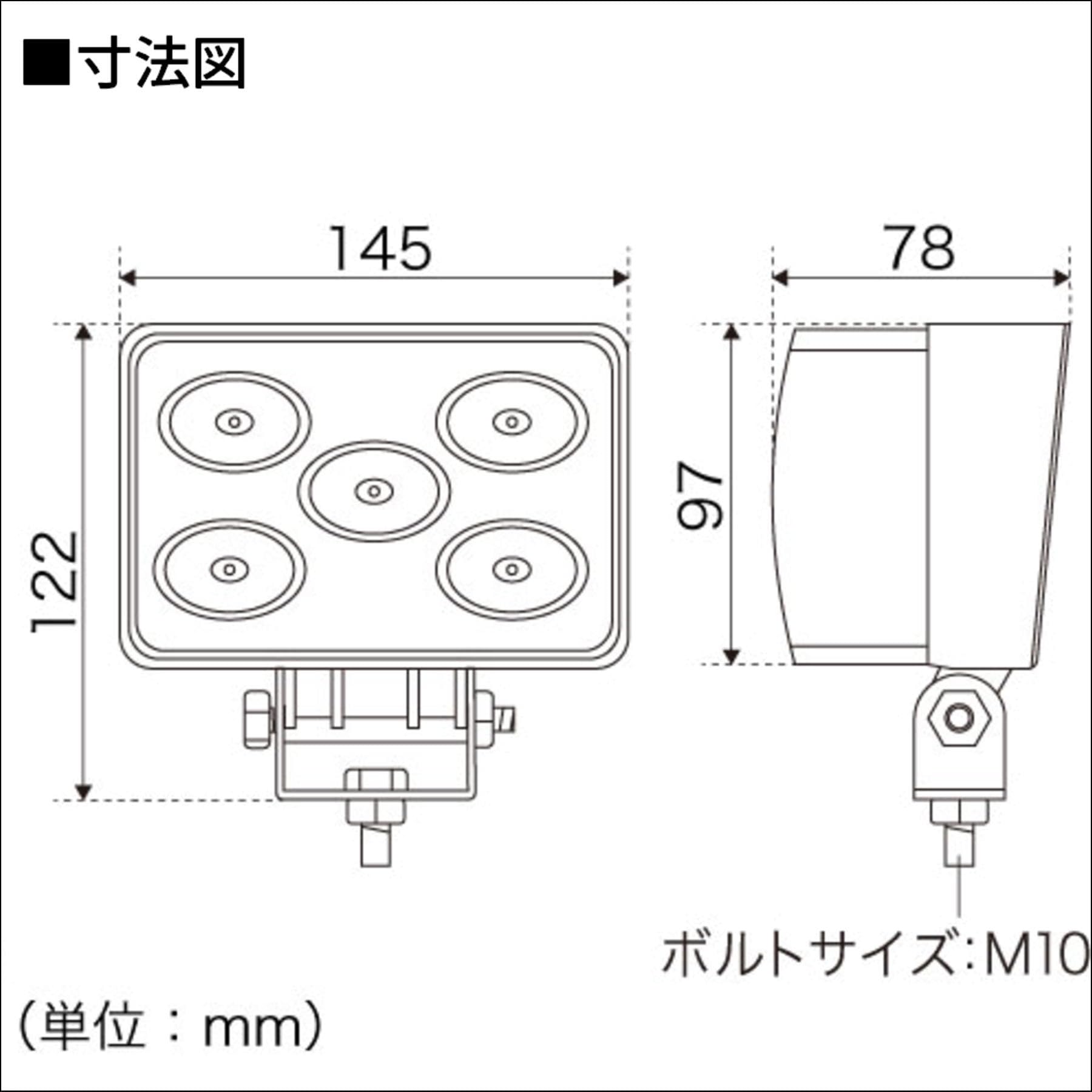 Amazon | BMO JAPAN(ビーエムオージャパン) 拡散スーパーLEDライト5灯
