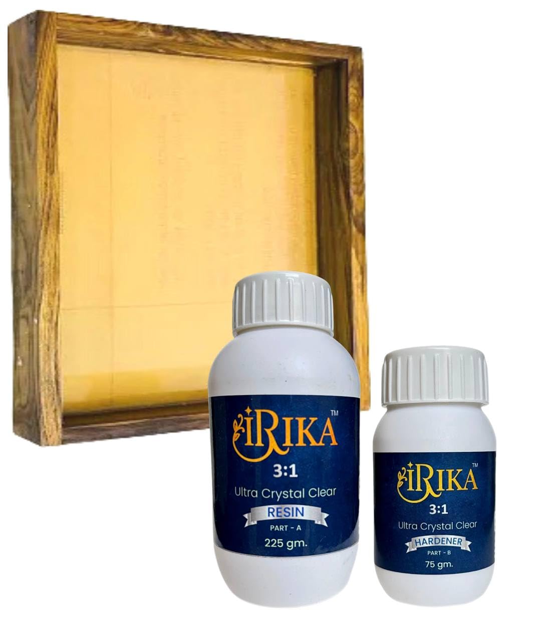 IRIKA Frame Making Kit – 10x10” Wooden Acrylic Frame + 300g Ultra Clear Resin-image-41