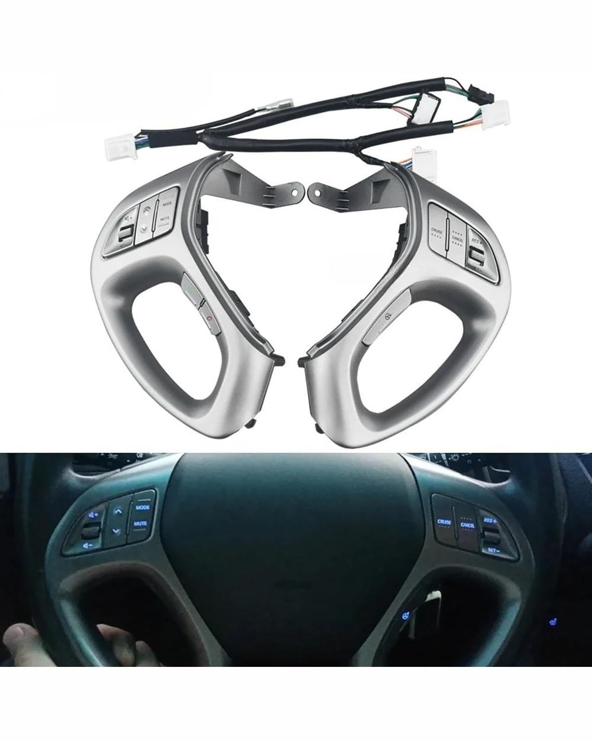 Hyundai IX35 Lenkrad Schalter Taste Set 2009–2016 Multifunktions Audio Lautstärke Cruise