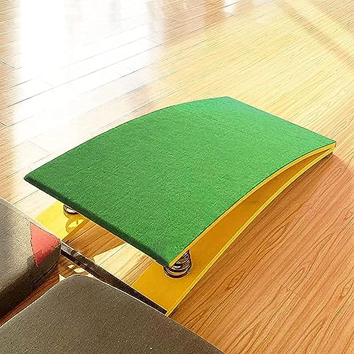 Kids Vault Springboard for Gymnastics, Hard Wood Springboards, Home Vaulting Equipment, Little Gymnasts/Beginner Jump Practice Accessories (Color : Green)