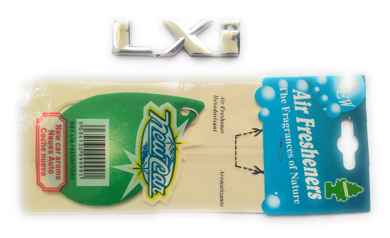 Car Monogram Symbol Wrap Decal Sticker Emblem Badge Logo kit 247 with Perfume Compatible with M-aruti W-Agon R W-agonR R