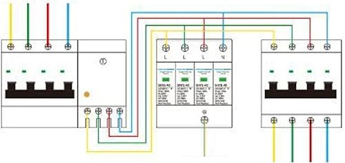 Miniatura 2 de Protector de sobretensiones fotovoltaico para toda la casa 275V 2p 100KA monitoreo de bajo voltaje pararrayos dispositivo de protección de