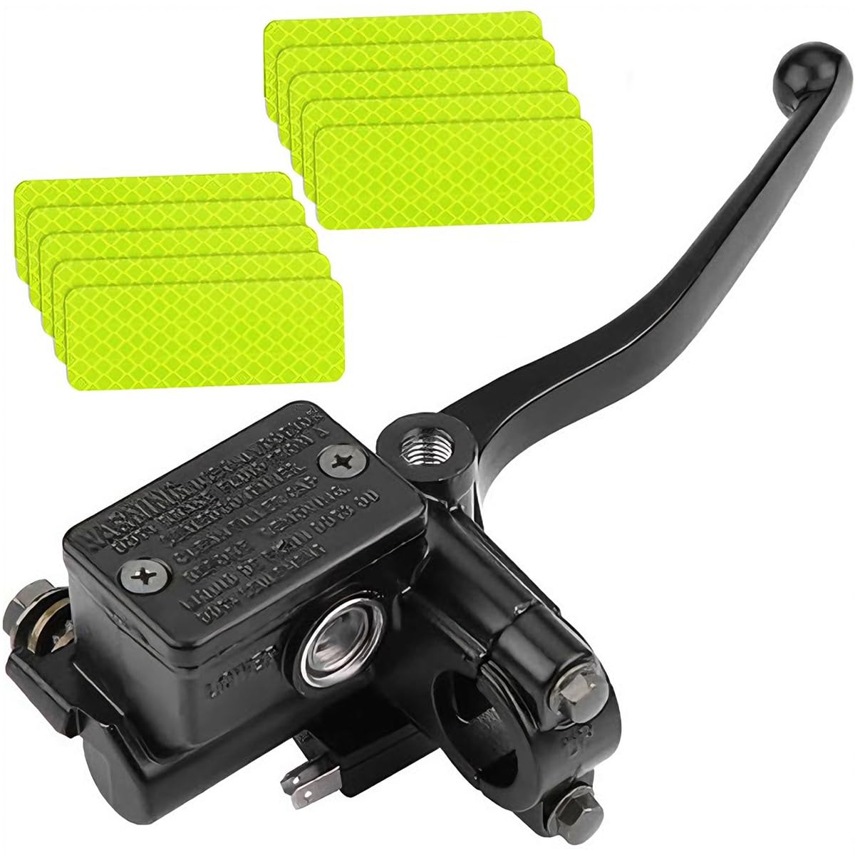 ZAMDOE 7/8" Poignée de maître-Cylindre de Frein pour Honda TRX 250 300 350 400 450 Foreman 500 Rubicon FourTrax 300 Rancher 350 420 Recon 250 Rincon Sportrax pour Yamaha pour Kawasaki pour Suzuki ATV