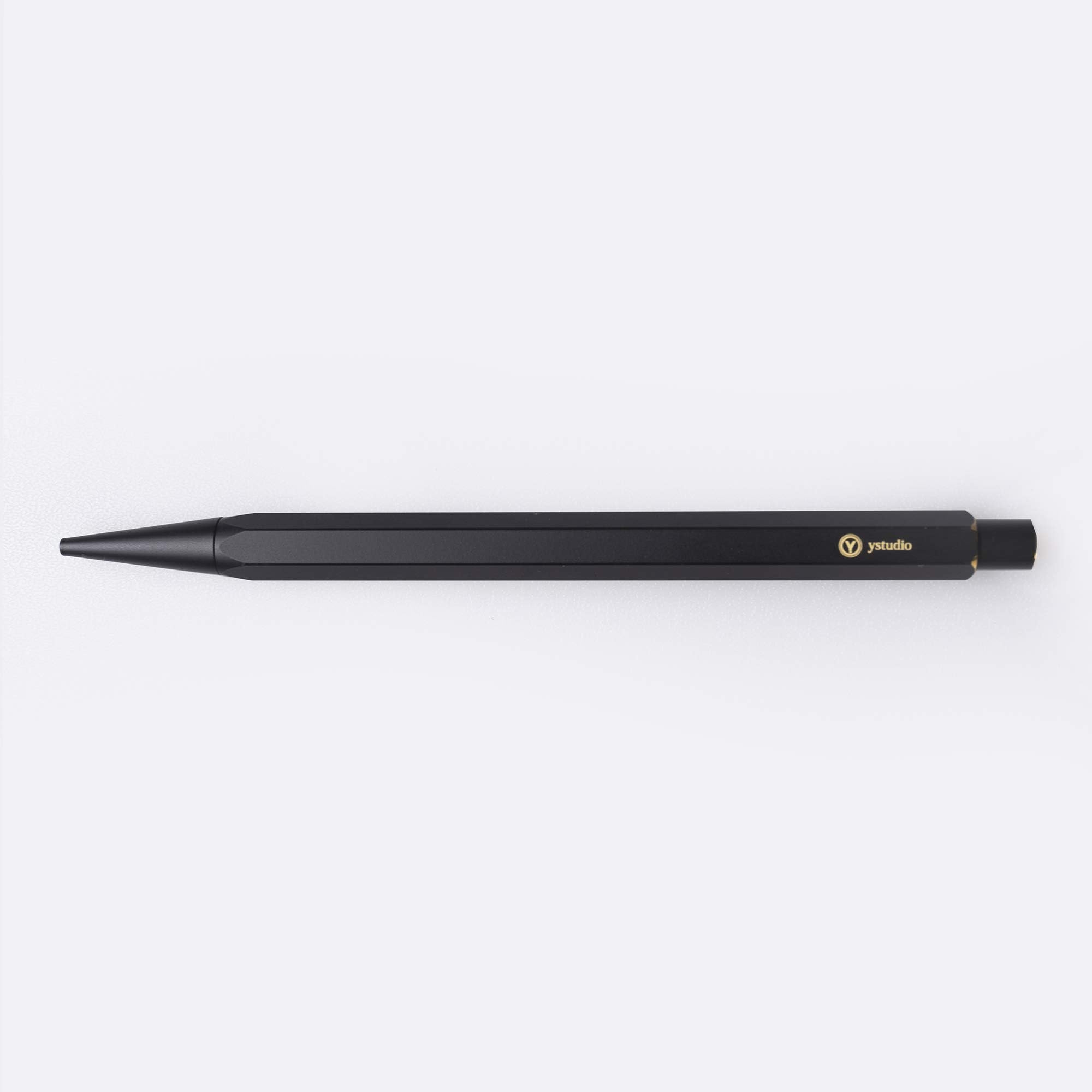 YSTUDIOHandcrafted Mechanical Sketching Pencil 'Brassing' in Black