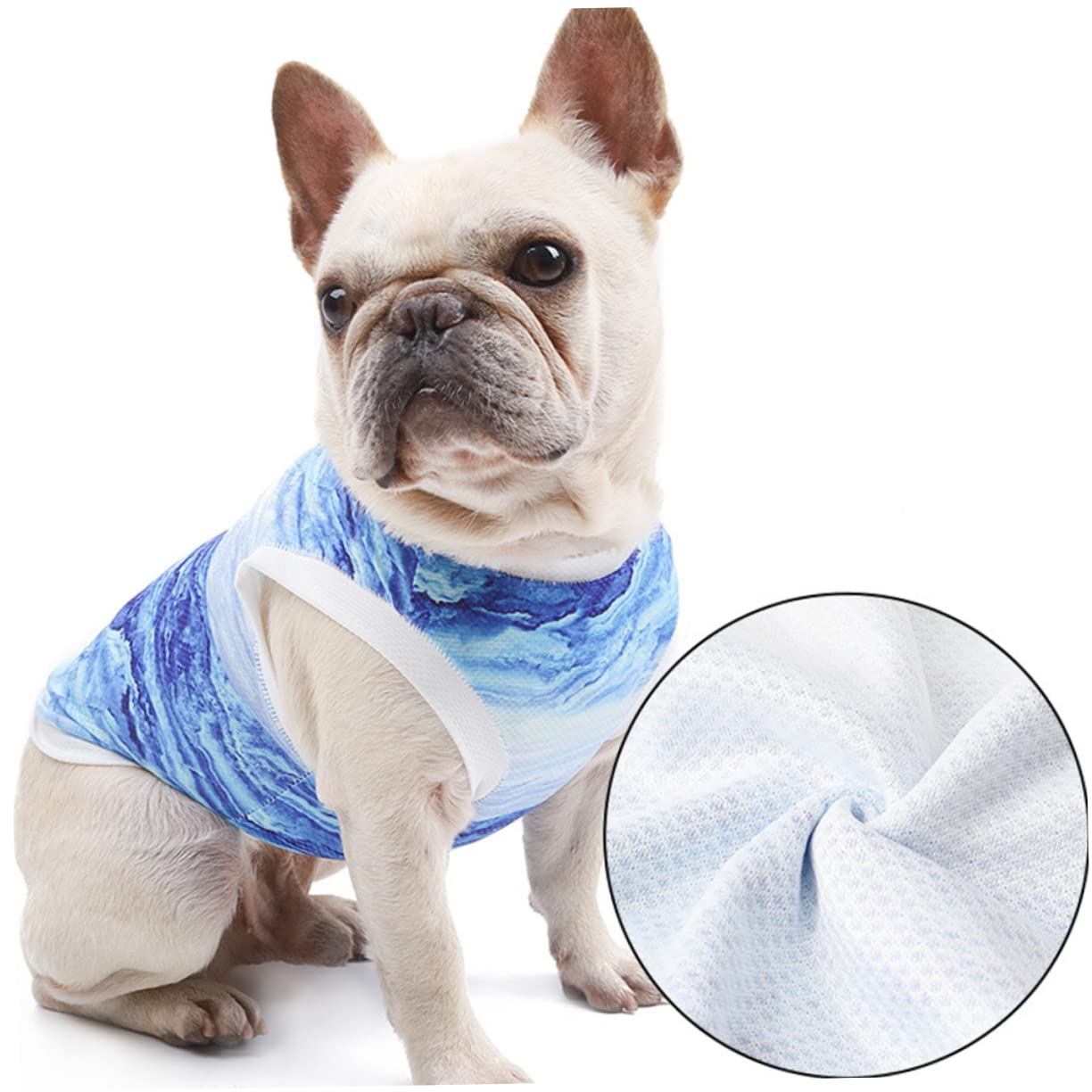 Toddmomy 3pièces Gilet Refroidissant pour Chien Respirante Et Absorbante pour Animaux De Compagnie Couleur
