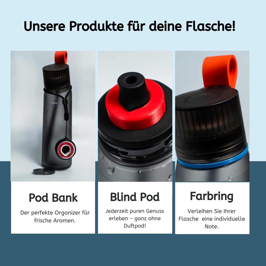 Airup Pods 3 Pieces Gourde Air Up Container,Air Up Spare Parts,Air Up Pods, Compatible Air Up Pods,Garantit La Pru00e9servation De La Saveur De La Capsule Pendant Longtemps Gout Air Up