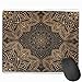 Produktbild Nettes Gaming-Mauspad, Schreibtisch-Mauspad, kleines Mauspad für Laptop-Computer, Mausmatte Goldener Luxus Gold Schwarz Blume Blumenhochzeitsfeier Spa Beauty Yoga